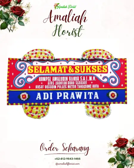 Papan Bunga Ucapan Selamat Bahway